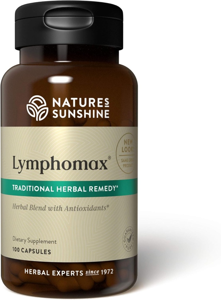 Nature's Sunshine Lymphomax, 100 Capsules, Immune System Booster with Time-Honored Herbals to Naturally Support The Respiratory and Urinary Systems
