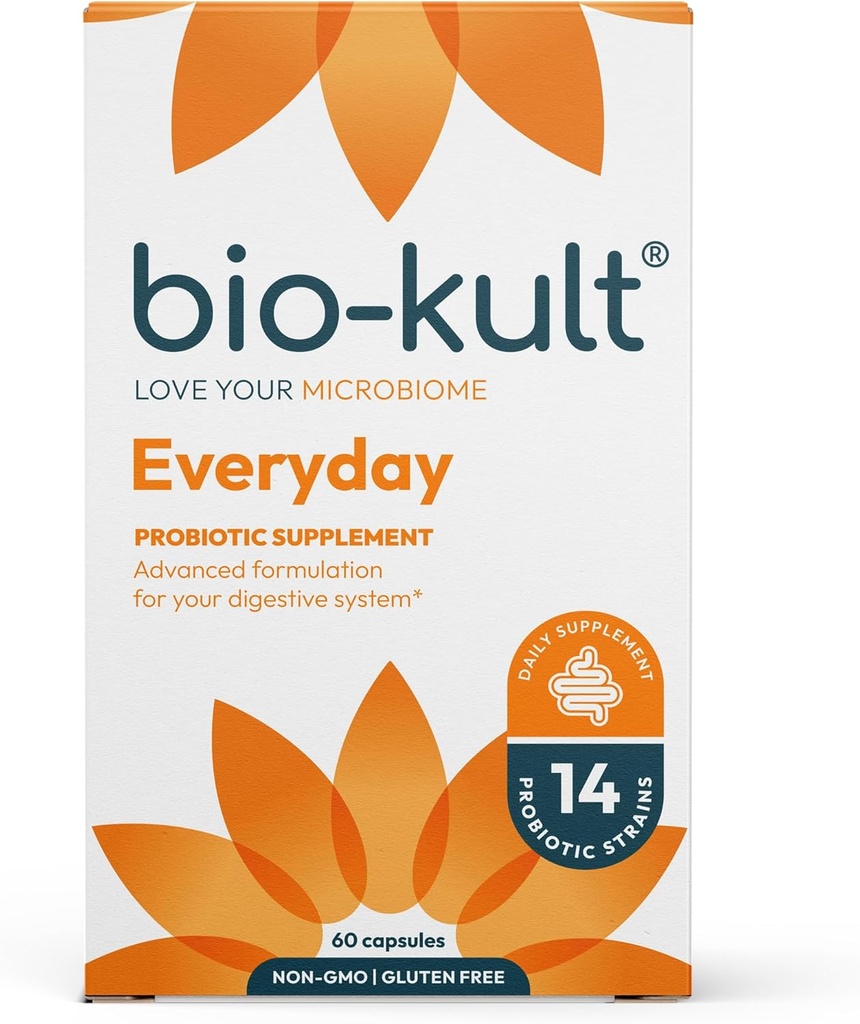 Bio-Kult Probiotics Digestive Health Supplement 120 & 60 Count