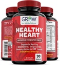 Heart Support Supplement, Promotes Cardiovascular Health, Triglyceride, Homocysteine, and CRP Levels, Natural Artery Cleanse, Made with 22 Premium Herbs & Vitamins