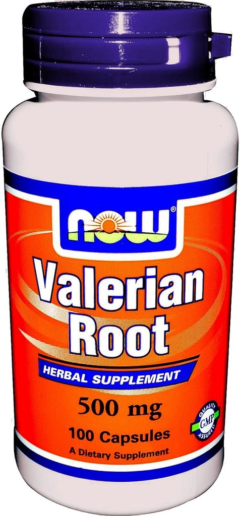 Valerian Root, 500 mg, 100 Caps by Now Foods (Pack of 2)