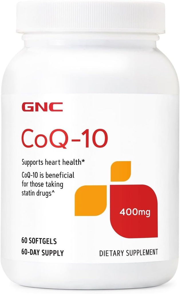 GNC CoQ-10 400mg | Supports Heart Health | 60 Count