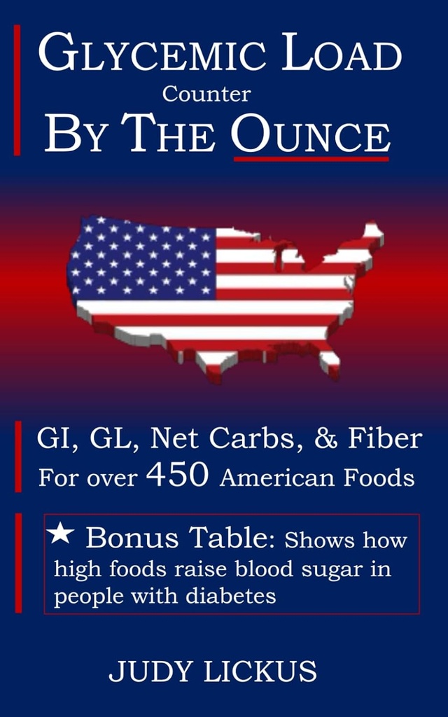 [BRSRMZT6PJ7RAHTL] GLYCEMIC LOAD COUNTER: WITH SERVINGS BY THE OUNCE THE POCKET GUIDE TO GI, GL, Net Carbs & Fiber for over 450 American Foods