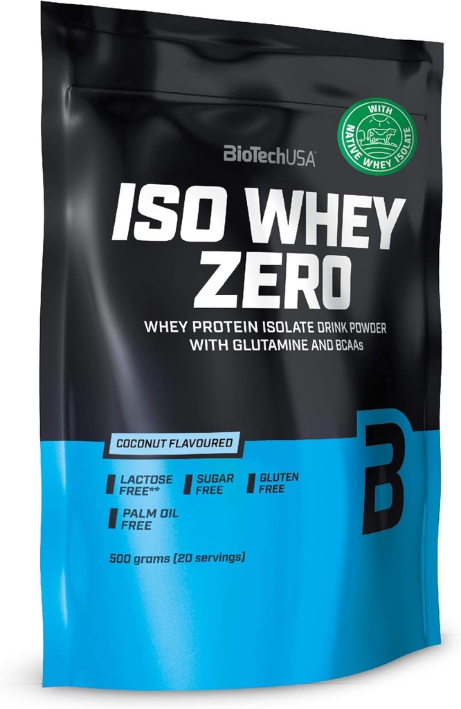 [BRSWICA3OMJQAGDU] Biotech Iso Whey 500g Tiramisu Lactose and Gluten Free Pure Isolate by BiotechUSA