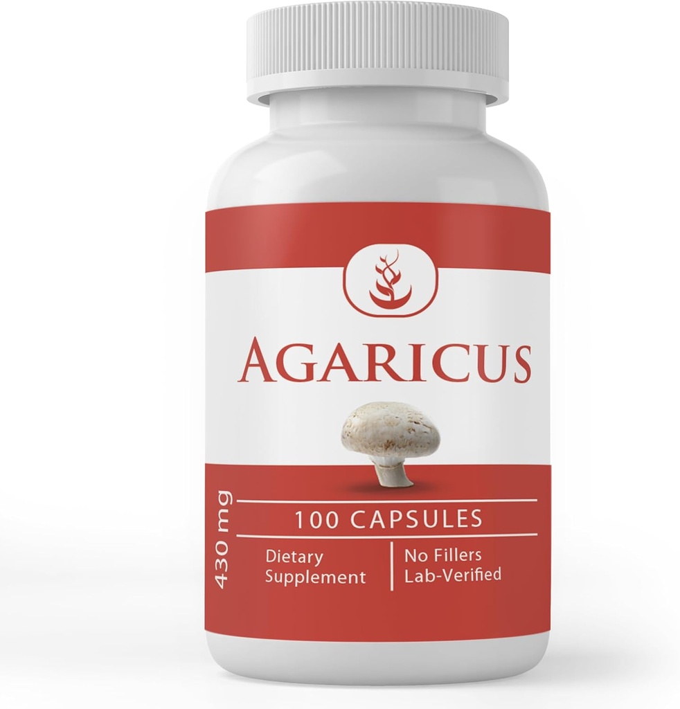 Pure Original Ingredients Agaricus, (100 Capsules) Always Pure, No Additives Or Fillers, Lab Verified
