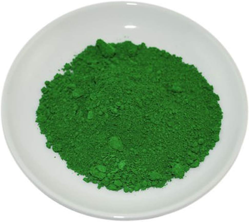 [BRSWKYICAJ7QE3AZ] Green Chrome Oxide Mineral Powder - 25g