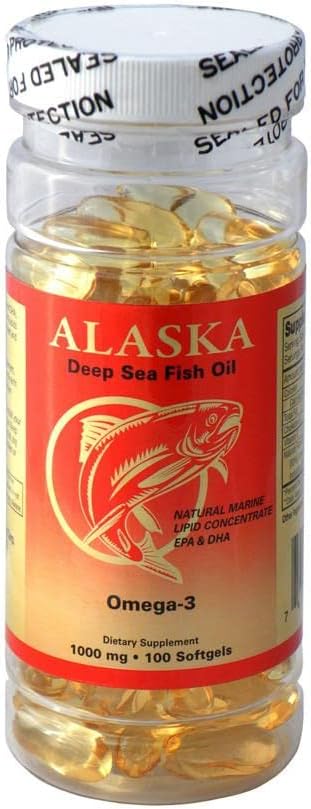 1 NCB Alaska Deep Sea Omega 3 Fish Oil 100caps EPA DHA