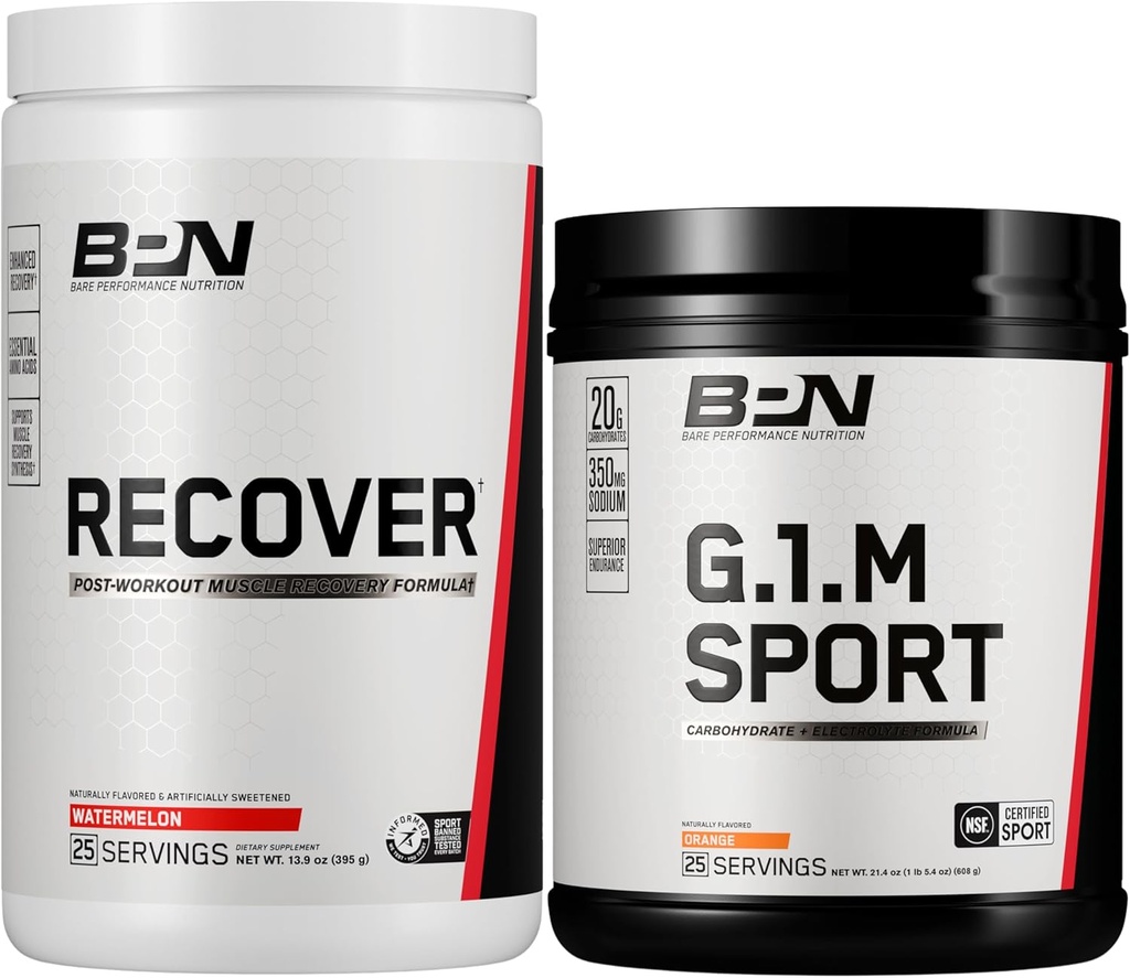 BARE PERFORMANCE NUTRITION BPN Recover & G1M Orange Bundle