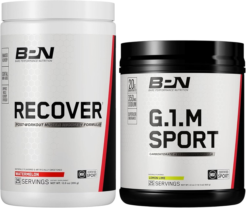 BARE PERFORMANCE NUTRITION BPN Recover & G1M Lemon Lime Bundle