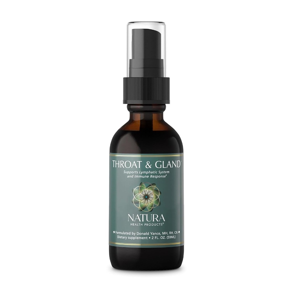[BRSWIZQROV7AMYLM] Natura Health Products Throat & Gland Spray - Supports Throat Tissue Health and a Healthy Immune Response - Featuring Propolis, Echinacea, Peppermint, Licorice and Arnica (2 Fluid Ounces)