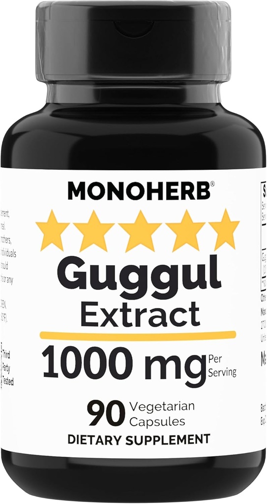 Guggul Extract 1000 mg - 90 Vegetarian Capsules