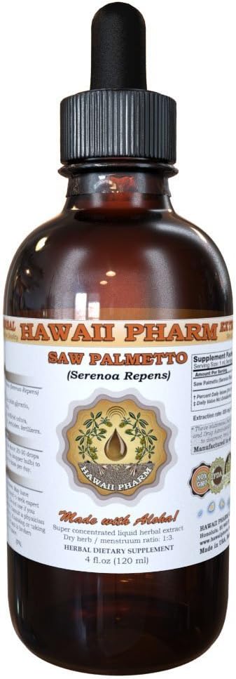 [BRSWI2QYDMHBQ3LO] HawaiiPharm Saw Palmetto (Serenoa Repens) Liquid Extract 4 fl.oz