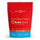 Brain Body Collagen Peptides Powder - Vital Protein & Collagen Supplement for Women & Men - Hydrolyzed Type I & III for Hair Skin, Nails & Joint Health - 25 Servings - Creamy Natural Chocolate - 997g