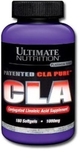 Ultimate Nutrition CLA Pure Fat Burner Weight Loss Supplement - Patented 1000mg Premium Strength Formula, 180 Softgels