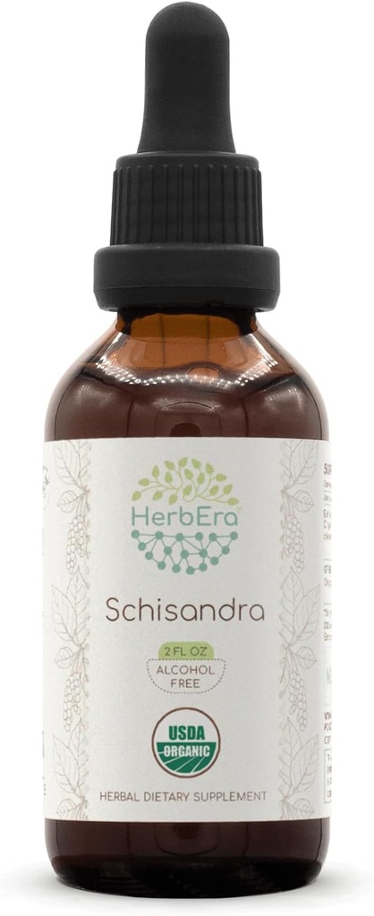 [BRSROEANOB7AAALL] Schisandra B60 USDA Organic Tincture | Alcohol-Free Extract, High-Potency Herbal Drops, Liquid Supplement| Certified Organic Schisandra (Schisandra Chinensis) Dried Berry (2 oz)