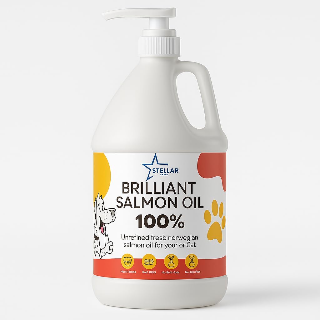 Pure Wild Alaskan Salmon Oil for Dogs & Cats-Stellar Chemical Corp