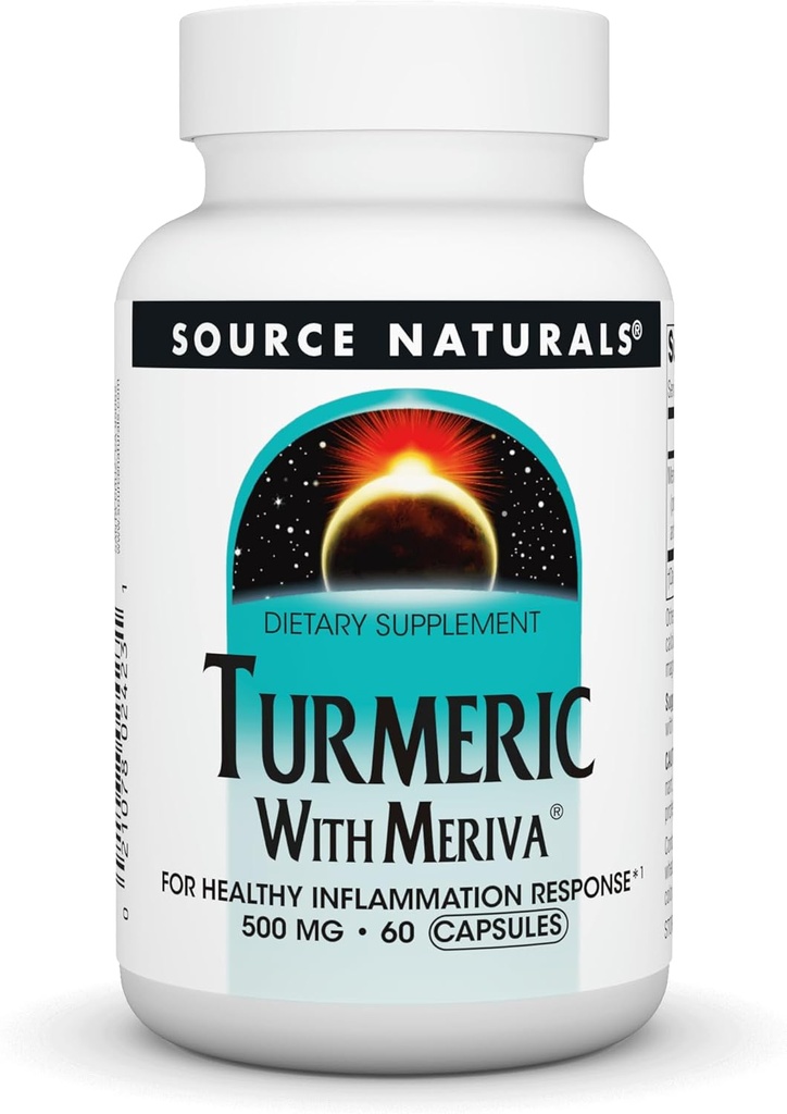 Source Naturals Turmeric with Meriva, 500mg - 60 Capsules