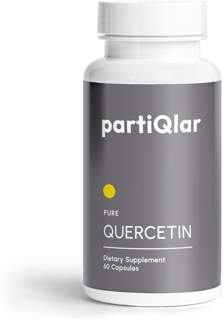 [BRSRAAQKDJ5ROCY3] Quercetin Supplement - High Purity - 500 mg per Capsule - 60 Capsules - Third Party Tested - Supports Overall Health & Well Being