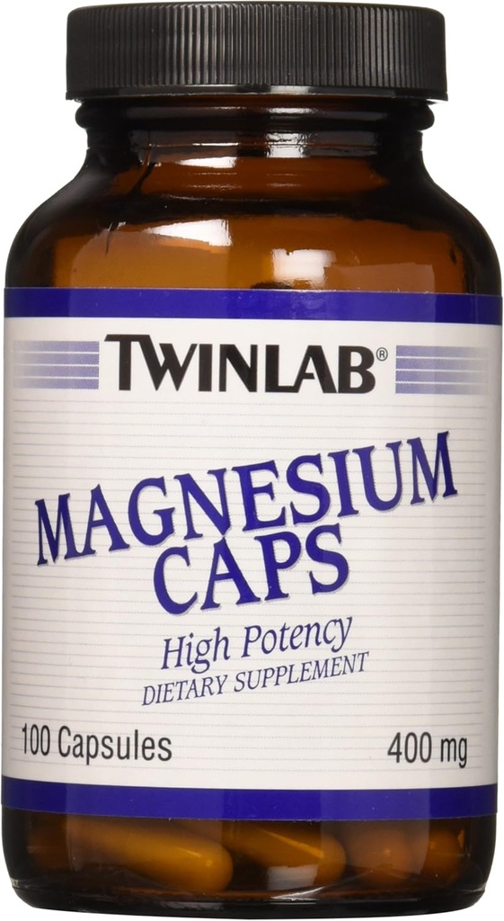 Twinlab - Magnesium Caps, 400 mg, 100 Capsules