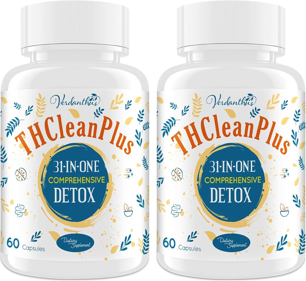 31-in-ONE Detox and Liver Cleanser, Fast Detox, Full Body Detoxification, Toxins Cleaner for Liver, Kidney, Natural Herbal Formula, Support Immune & Mood, 120 Capsules