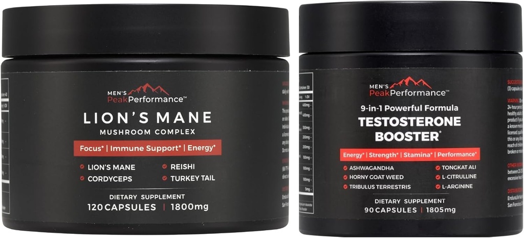 Peak Vitality Performance Bundle - Energy, Stamina, Endurance, Focus and Congnitive Support
