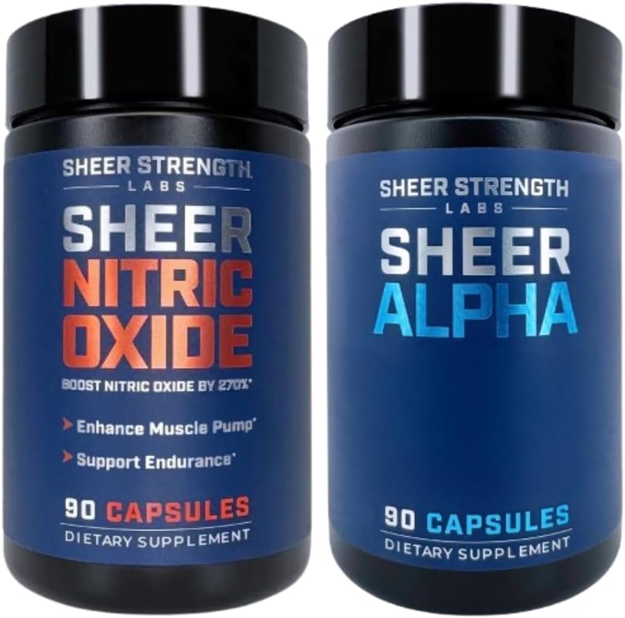Gym GOD Pack - Nitric Oxide Supplement & Sheer Alpha T Booster