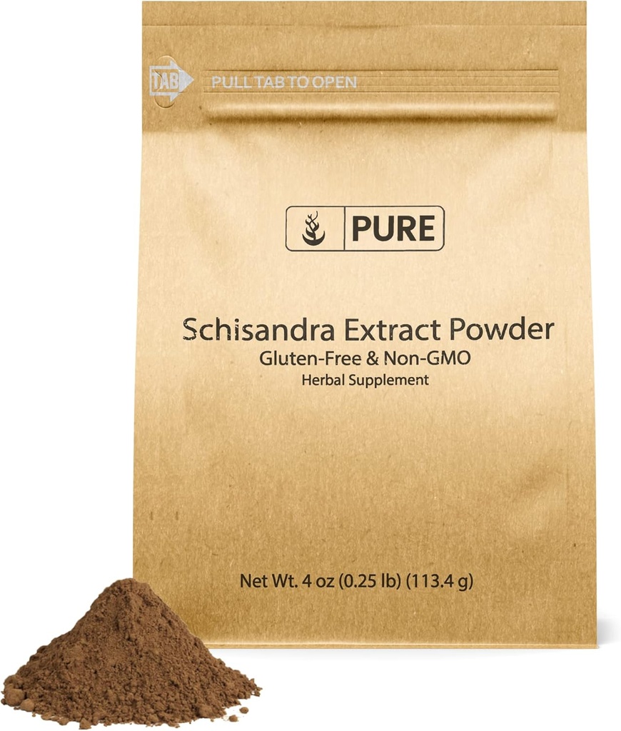 Pure Original Ingredients Schisandra (4 oz), Non-GMO, Gluten-Free, Five-Flavor-Fruit, Traditional Herb