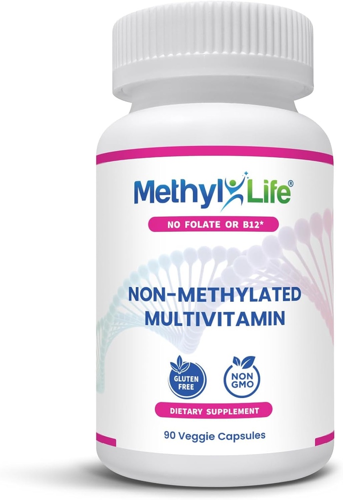 Non-Methylated Multi-Vitamin 90 Capsules - Vegan, Gluten and Dairy Free