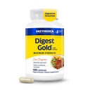 Enzymedica Digest Gold - Digestive Enzyme Supplement for Women & Men, Enzyme Capsules for Digestion, Gut Health Support, Helps Gas & Bloating, ATPro Energy Support, Maximum Strength, Vegan - 180 Caps