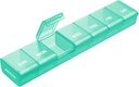 AUVON Weekly Pill Organizer with Effortless Opening Design, Arthritis Friendly Pill Box, BPA-Free Pill Organizer 7 Day, Cute & Portable Pill Case for Vitamins, Supplements and Medications