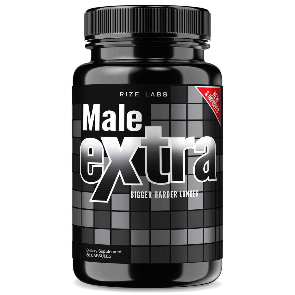 Male Extra Capsules - Performance Supplement for Men, Maximum Strength Support, Ultra Pure Pills, Non-GMO Vegan Supplement Advanced Formula (60 Capsules)