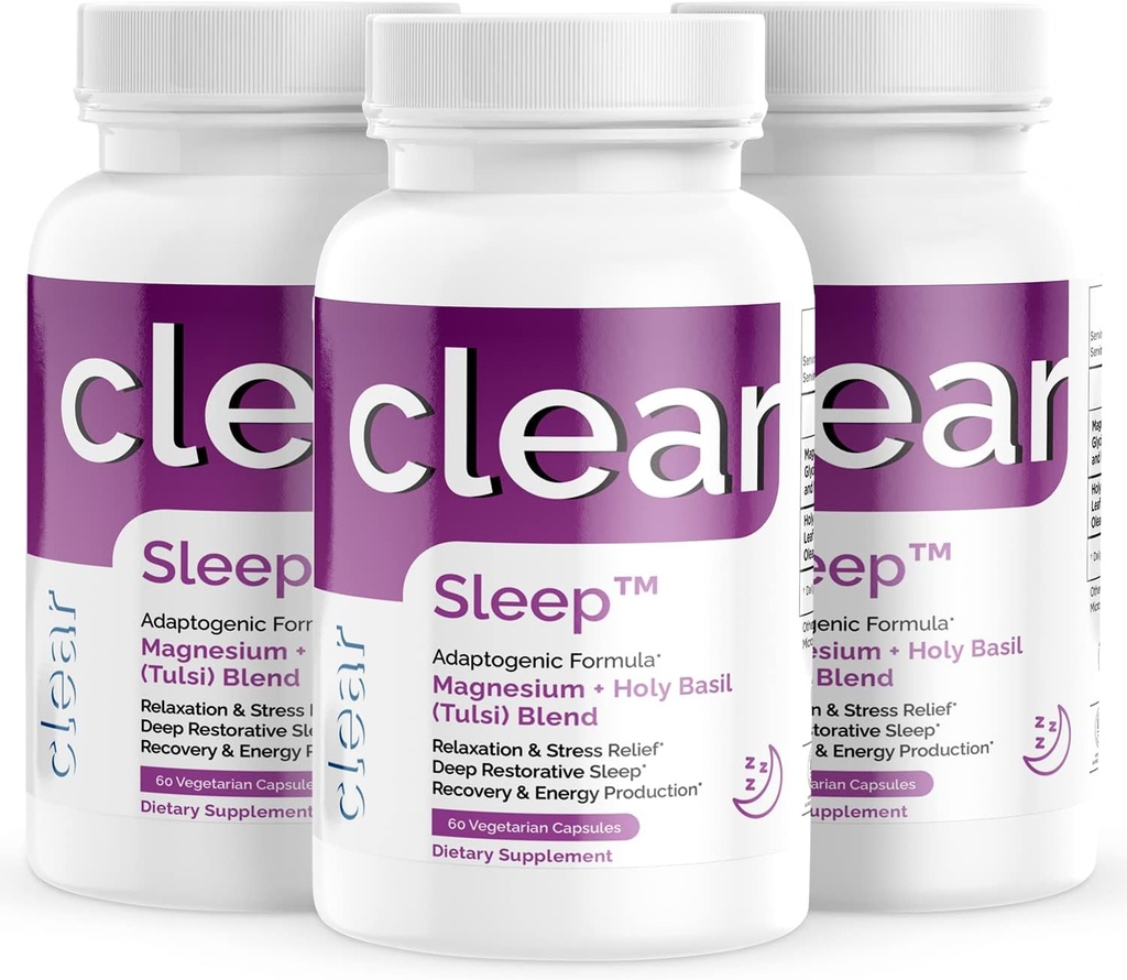 Sleep Supplement with Holy Basil & Magnesium (3pk)