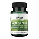 Swanson Sulforaphane Broccoli Sprout Extract for Adults Seeking Liver and Cellular Health Support - Standardized to 0.4% Sulforaphane (60 Vegan Capsules, 400 mcg)
