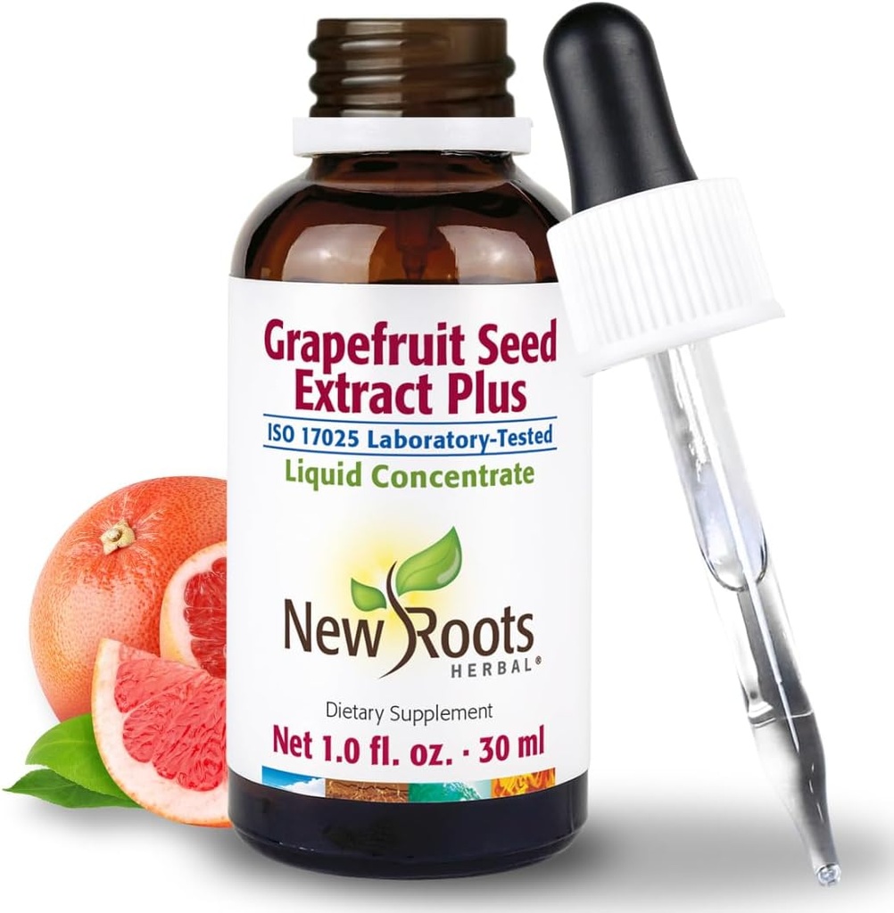 [BRSW2EANA4IGEDTD] NEW ROOTS HERBAL Grapefruit Seed Extract Tincture (30 ml) | Highly Concentrated Liquid Drops | Gluten Free, Non-GMO | GMP Certified