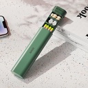Pill Organizer 7 Day, Weekly Travel Pill Case, Daily Pill Box, Cute Pill Holder to Hold Vitamins, Medicines, Pills, Supplements(Green)