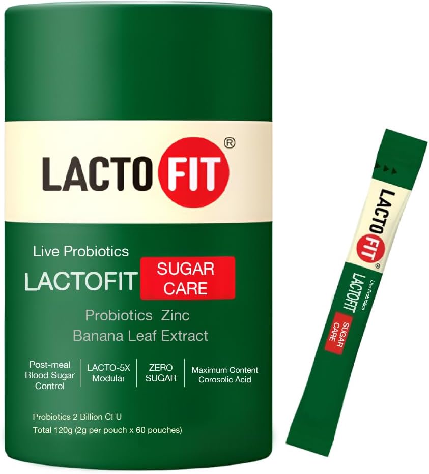 Lacto-fit probiotic 2g x 60 Pouch (120g) Banaba Leaf Zinc 2billion probiotics corosolic Acid 락토핏 생유산균 당케어 프로바이오틱스