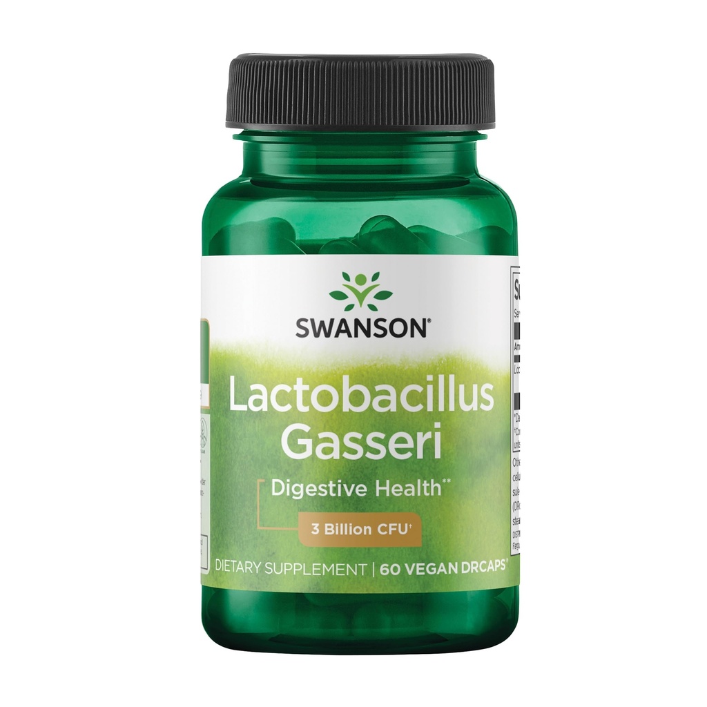 Swanson Probiotics Prob Lactobacillus Gasseri, 60 Veg Drcapsules