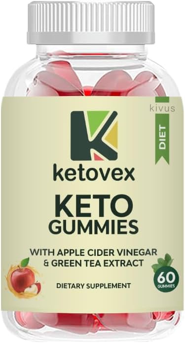 Ketovex Keto Gummies - Ketovex Keto ACV Gummies (Single, 60 Gummies)