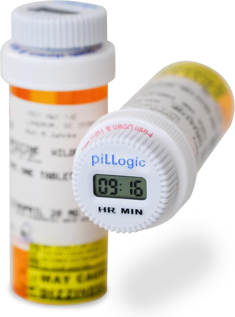 Medicine Timer-Medication Tracker-Pill Reminder for Prescriptions and Children's Liquid Medicine-Easy to Use