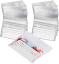 Deke Home - 250 Pack Clear Resealable Pill Bags (4x2.75 in), Travel Medicine Pouches with Write-On Label, BPA-Free Disposable Pill Organizer for Medications, Vitamins & Supplements