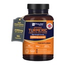 Turmeric 2280mg (High Strength) with Black Pepper & Ginger - 180 Vegan Turmeric Capsules with Active Ingredient Curcumin I UK Made by Prowise Healthcare