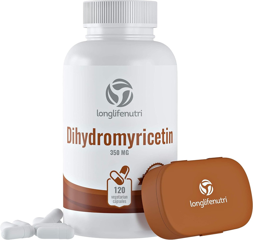 Dihydromyricetin DHM 350mg - 120 Vegetarian Capsules - Herbal Supplement with Hovenia Dulcis Extract - Made in USA