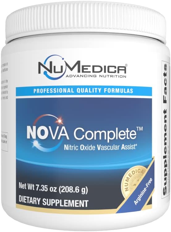 NuMedica NOVA (Nitric Oxide Vascular Assist) Complete - 7.69 oz (218.04 Grams) - Natural Black Cherry Falvor. Boosts Nitric Oxide Production for Enhanced Circulation in Men & Women.