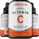 Vitablosom Liposomal Vitamin C 2000mg Liquid for Adults, High Absorption VIT C, Maximize Vitamin C, Immune System & Antioxidant Support, 60ML (1 Bottle)