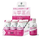 Bee and You Collagen Liquid Shot Drink with Vitamin C, Propolis Extract, Hyaluronic Acid, Biotin, Promotes Skin, Hair, Nail and Joint Health, 1.69 fl. Oz x 12 Pack