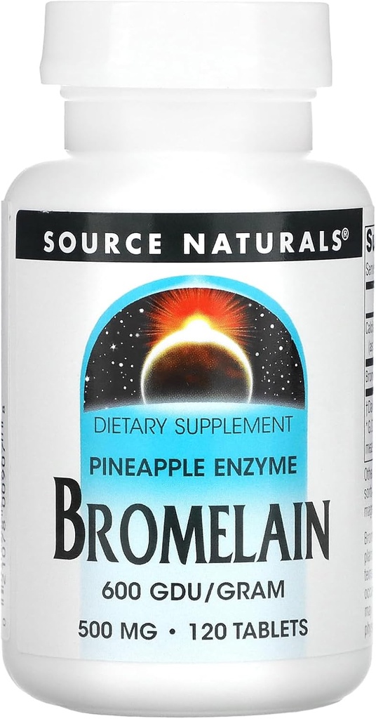 Source Naturals Bromelain 500 mg, 120 Count