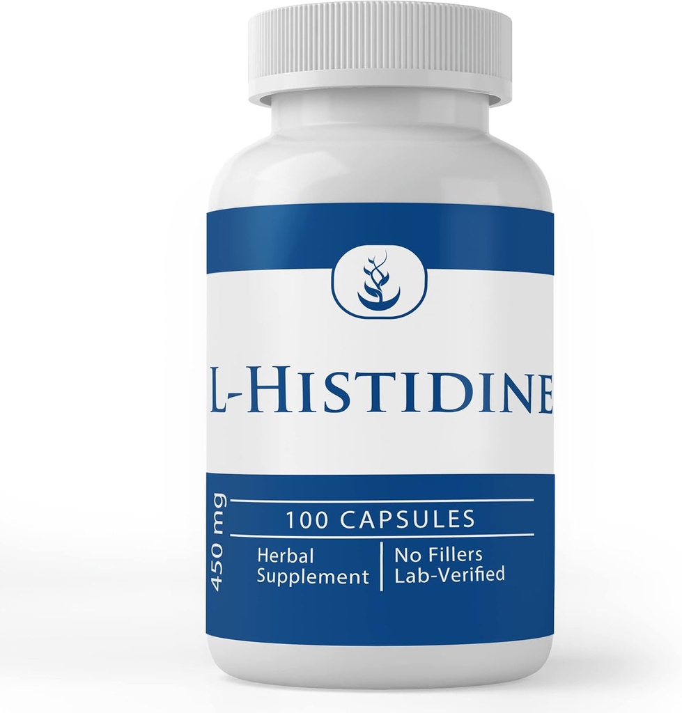 PURE ORIGINAL INGREDIENTS L-Histidine (100 Capsules) Always Pure, No Additives Or Fillers, Lab Verified