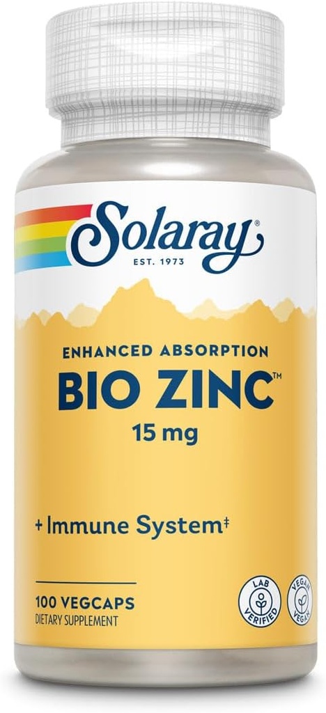 Bio Zinc with Zinc Picolinate & Synergistic Ingredients (100 Capsules)