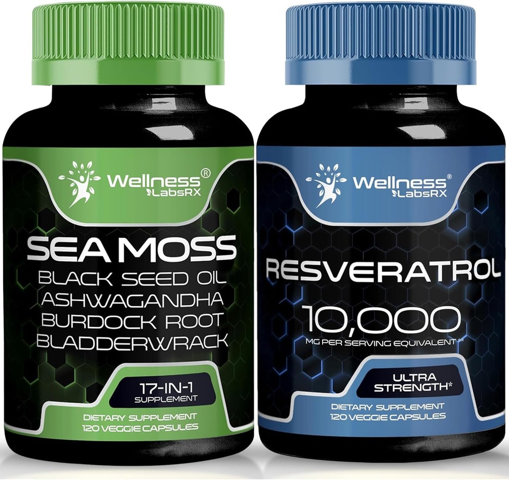 Resveratrol Capsules with Sea Moss Capsules