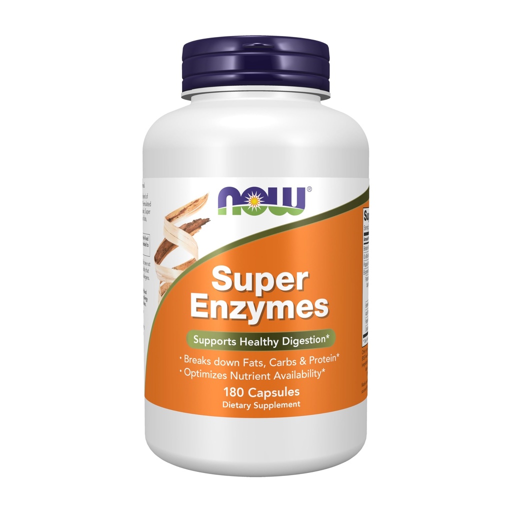 Now Foods Super Enzymes, 180 Capsules