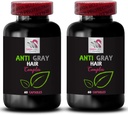 Anti Gray Hair Supplement - Anti Gray Hair Complex - Color Preservation, Gray Hair Revival, Gray Tone Balance, Hair Vibrancy, Natural Shade, Bright Hair Tone, Color Vitality Booster 2Bot 120Caps
